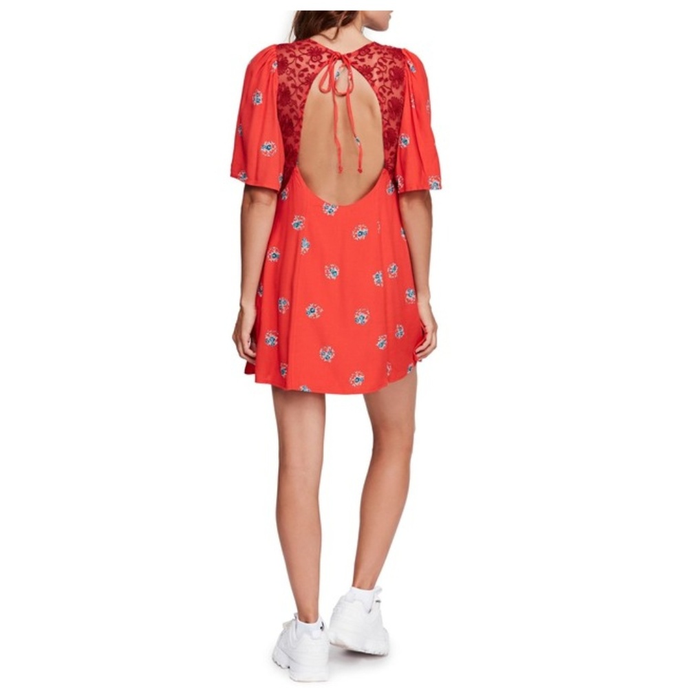 Free People Mockingbird Mesh Dress.2,4,6 - Picture 2 of 8